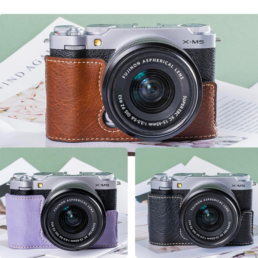 เคสหนัง Fujifilm XM5 halfcase - รุ่น 02