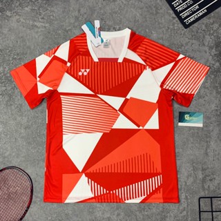 เสื้อกีฬา โยเน็กซ์ ชุดทีมแบดมินตัน เสื้อแข่งขันมืออาชีพ ผ้าด…