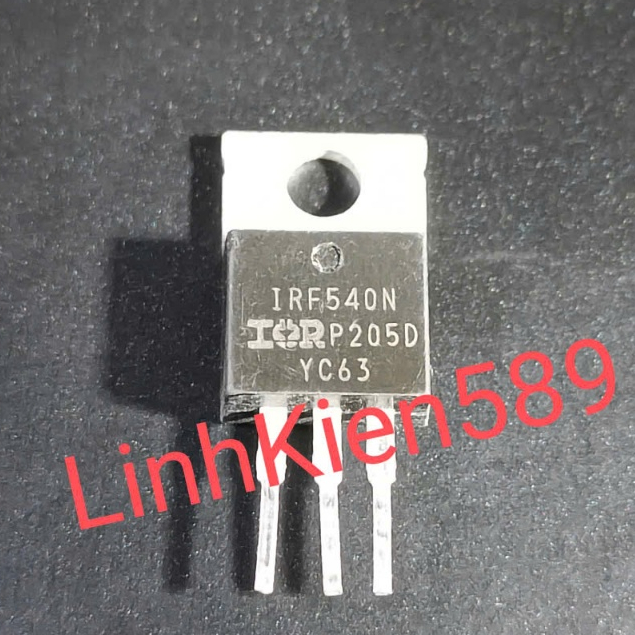 10 ชิ้น Mosfet IRF540N IRF540 33A 100V TO-220 ถอดประกอบ