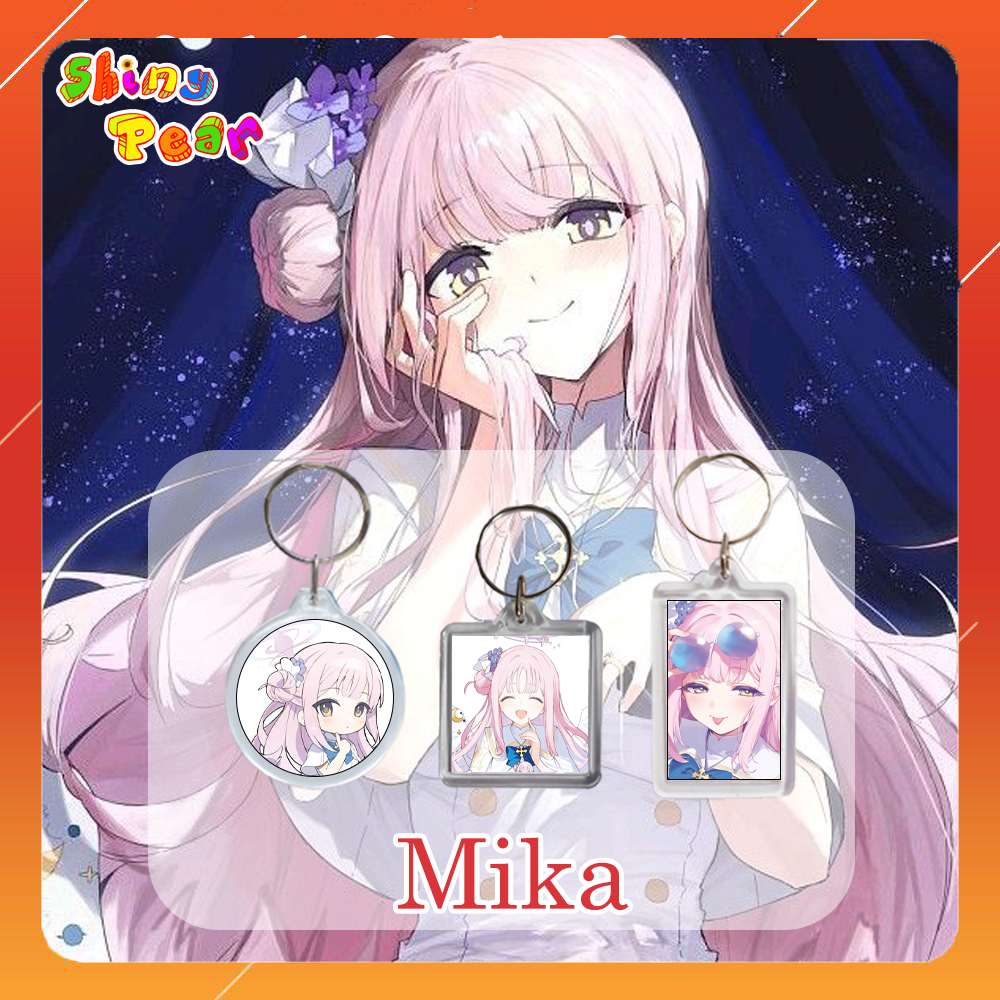 [Blue Archive] - พวงกุญแจ | เกม Misono Mika พวงกุญแจ Blue Archive เป็นของขวัญ ตกแต่งน่ารัก