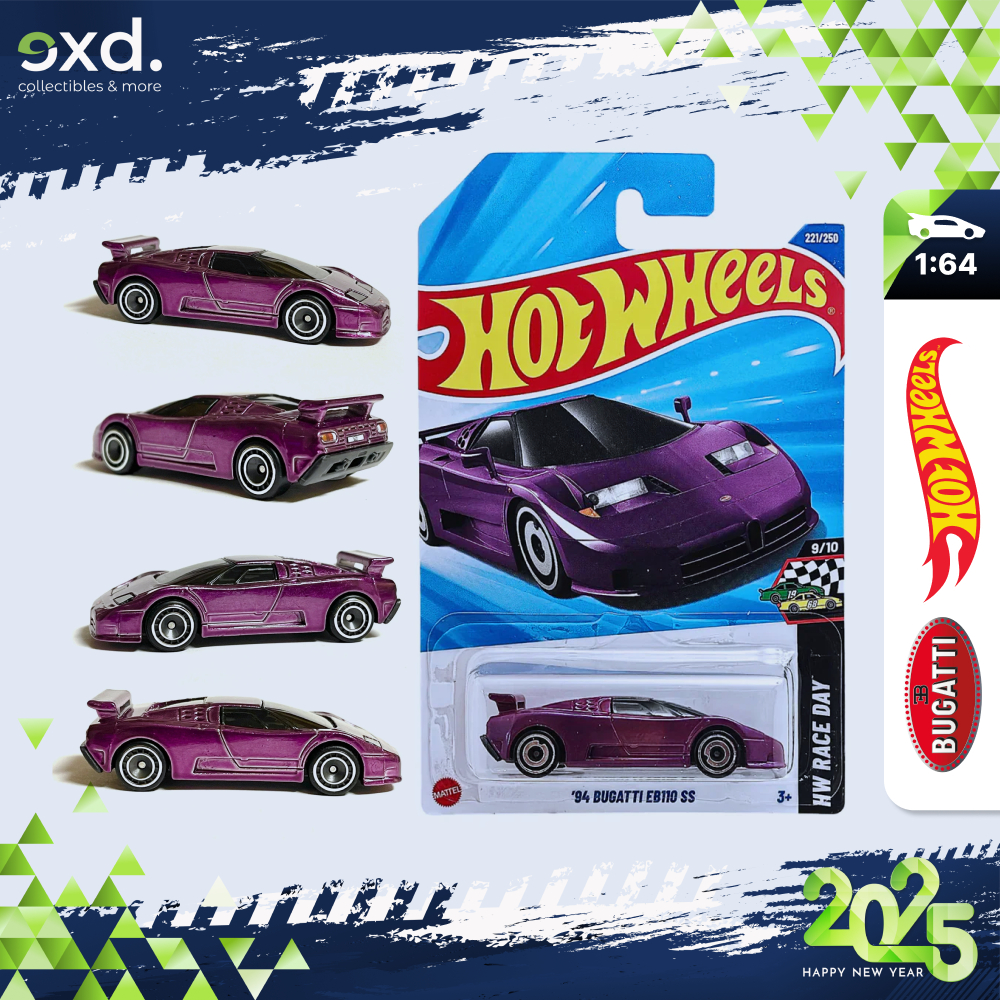 94 Bugatti EB110 SS 1:64 | Hot Wheels Basic 2025 เคส L ของแท้ สุดฮอต | ลิขสิทธิ์ซีลเดิม