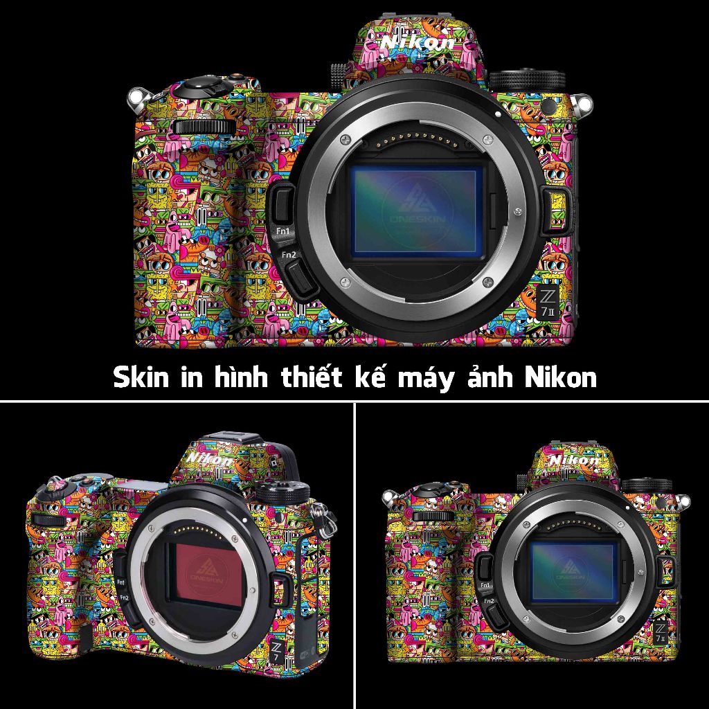 Body พิมพ์สติกเกอร์ผิวสําหรับ Nikon Z5,Z6/Z7,Z6II/Z7II,Zf,D610,D750,D850,D3400,D5300,D7200,D810,D800
