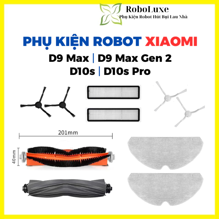 Xiaomi Dreame D9 Max, D9 Max Gen 2, D10s, D10s Pro Robot Accessories_ อุปกรณ์เสริมเครื่องดูดฝุ่นหุ่น