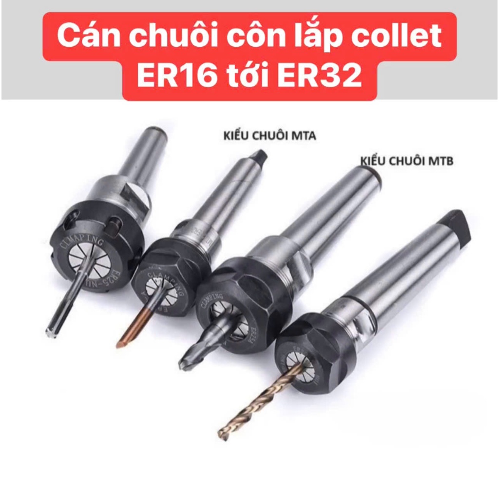 ก้านเรียวใส่ ER16 Collet to ER32 collet