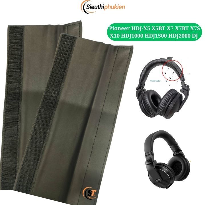 Pioneer HDJ-X5 X5BT X7 X7BT X7S X10 HDJ1000 HDJ1500 HDJ2000 VT243 หูฟังหัว Pad
