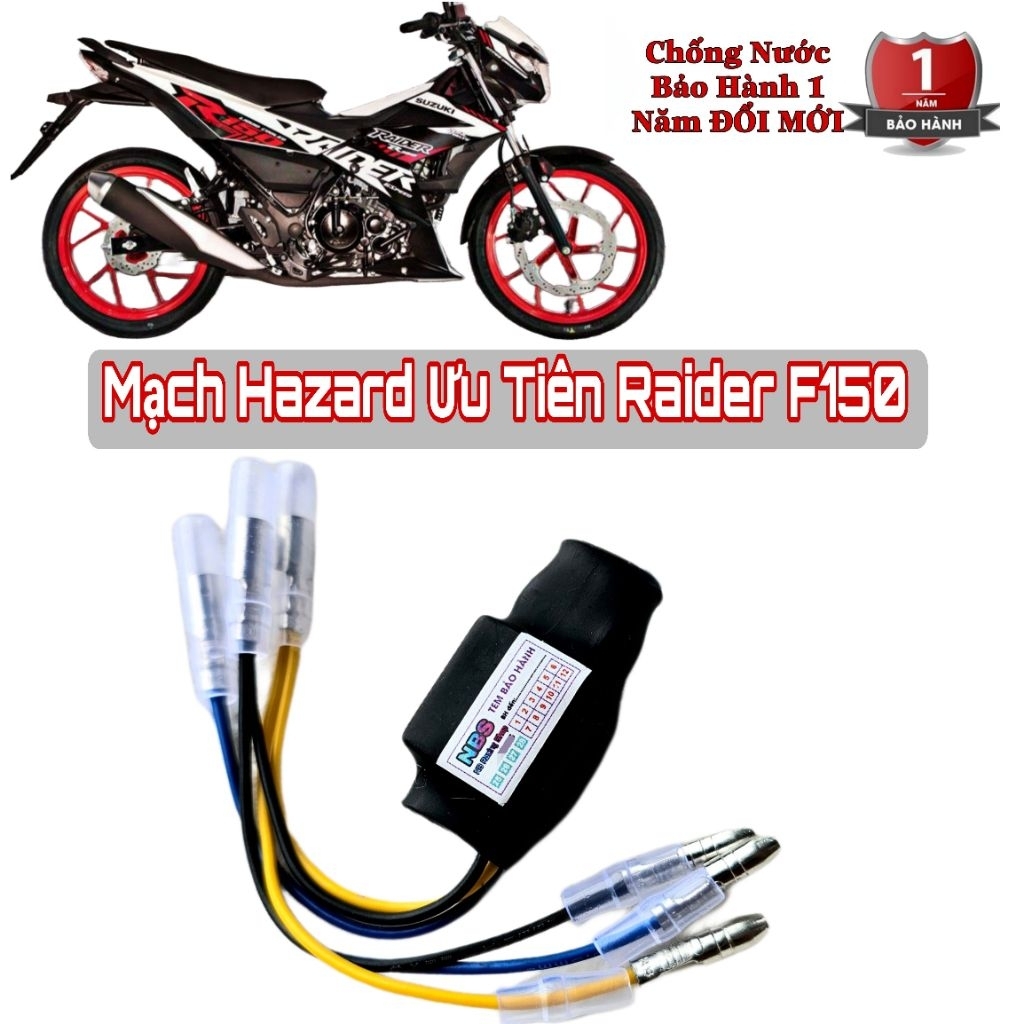 [Hot]Flashing Priority Hazard Circuit พร้อม 4 ไฟเลี้ยวสําหรับ Raider F150 NB Racing Shop