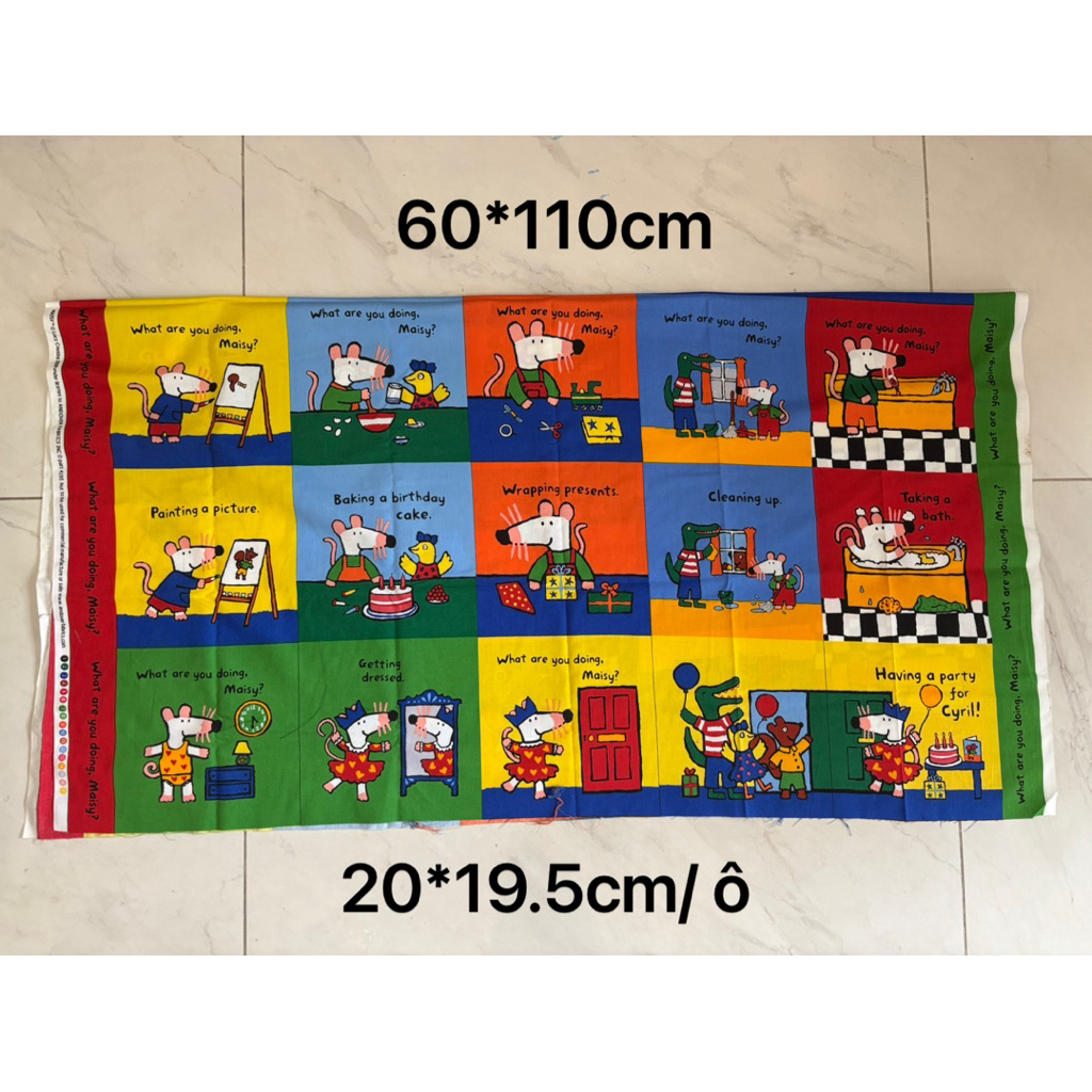 ผ้าแผงผ้าฝ้าย 60*110cm เส้นทาง - MS: P02