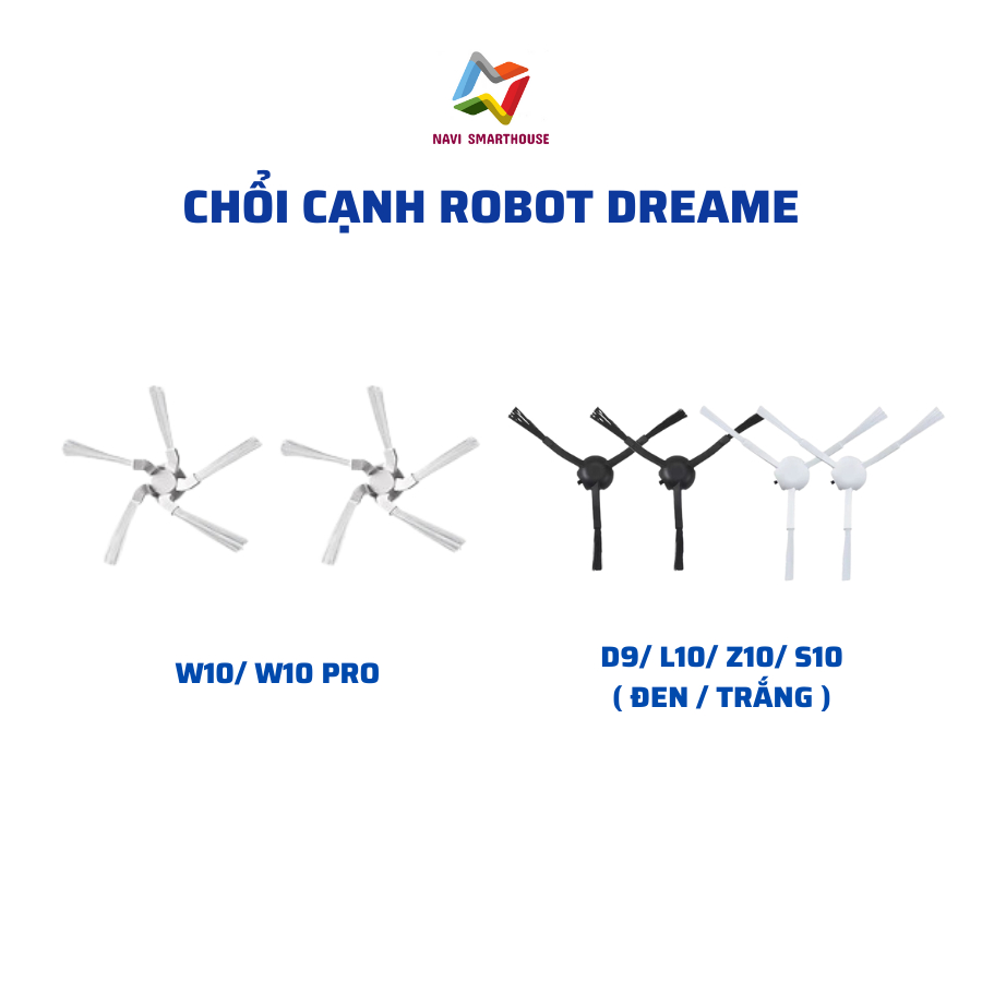 Dreame D9, L10, Z10, S10, W10 edge brush อุปกรณ์เสริมเครื่องดูดฝุ่นหุ่นยนต์
