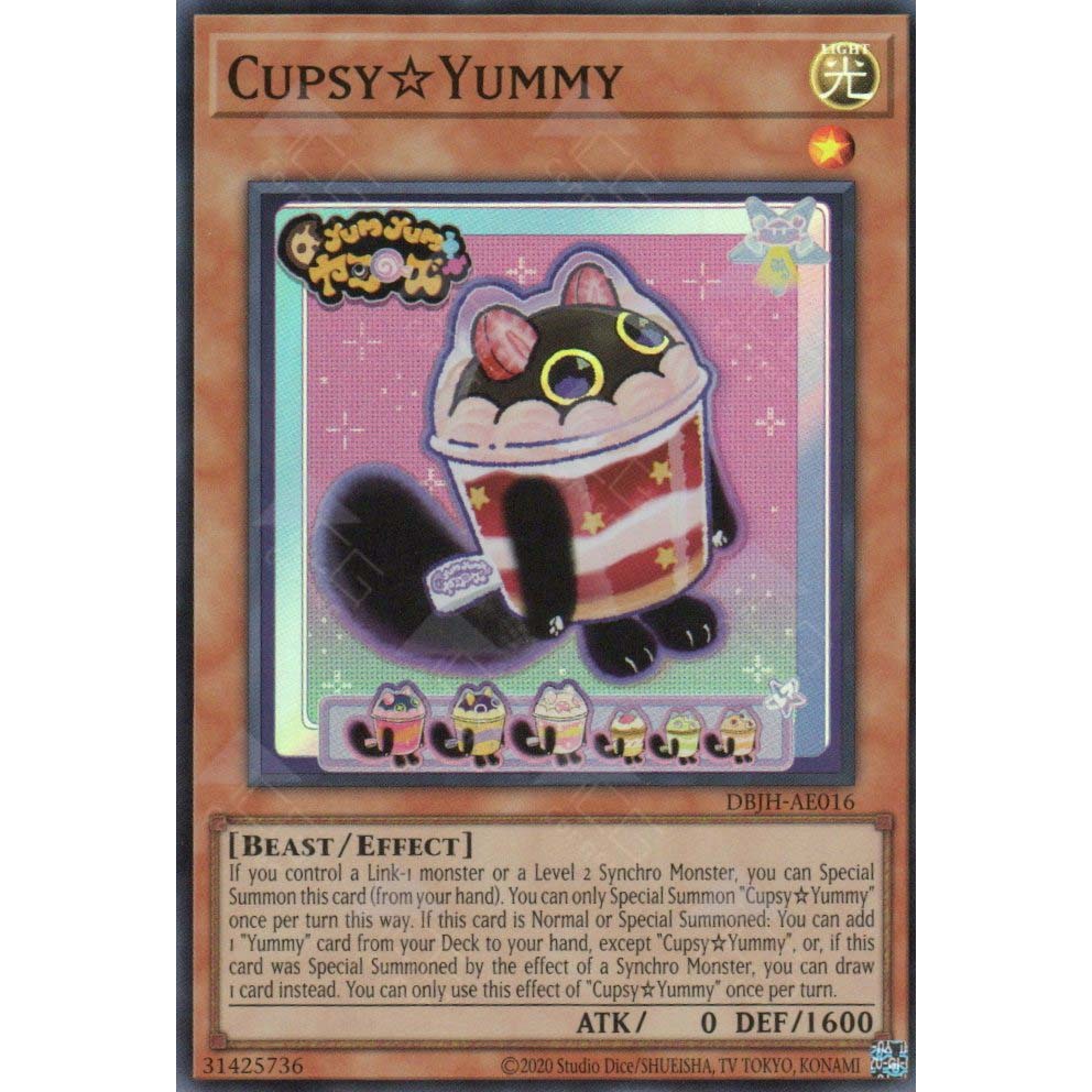 [KW2 Yugioh] [EN-AE] การ์ด DBJH-AE016 Cupsy Yummy (SR) – หายากมาก