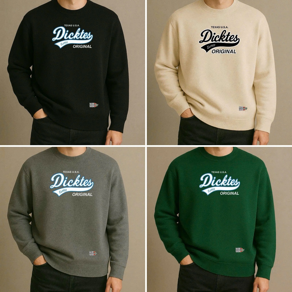 DK Sweater - SW06 - Streetwear Form - Cotton 100% - หนาและเย็น - ร้าน Heli