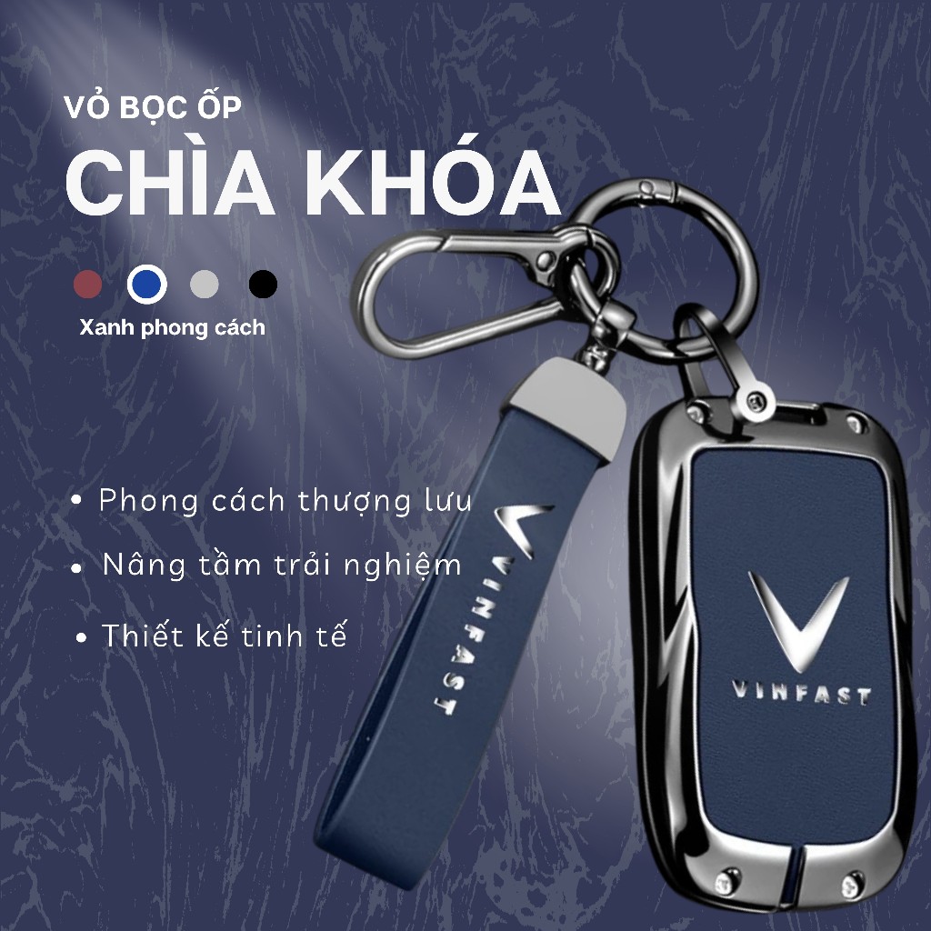 เคสกุญแจ - ฝาครอบป้องกันกุญแจรถ Vinfast VF3 VF5, VF6, VF7, VF8, VF E34 2024 2025