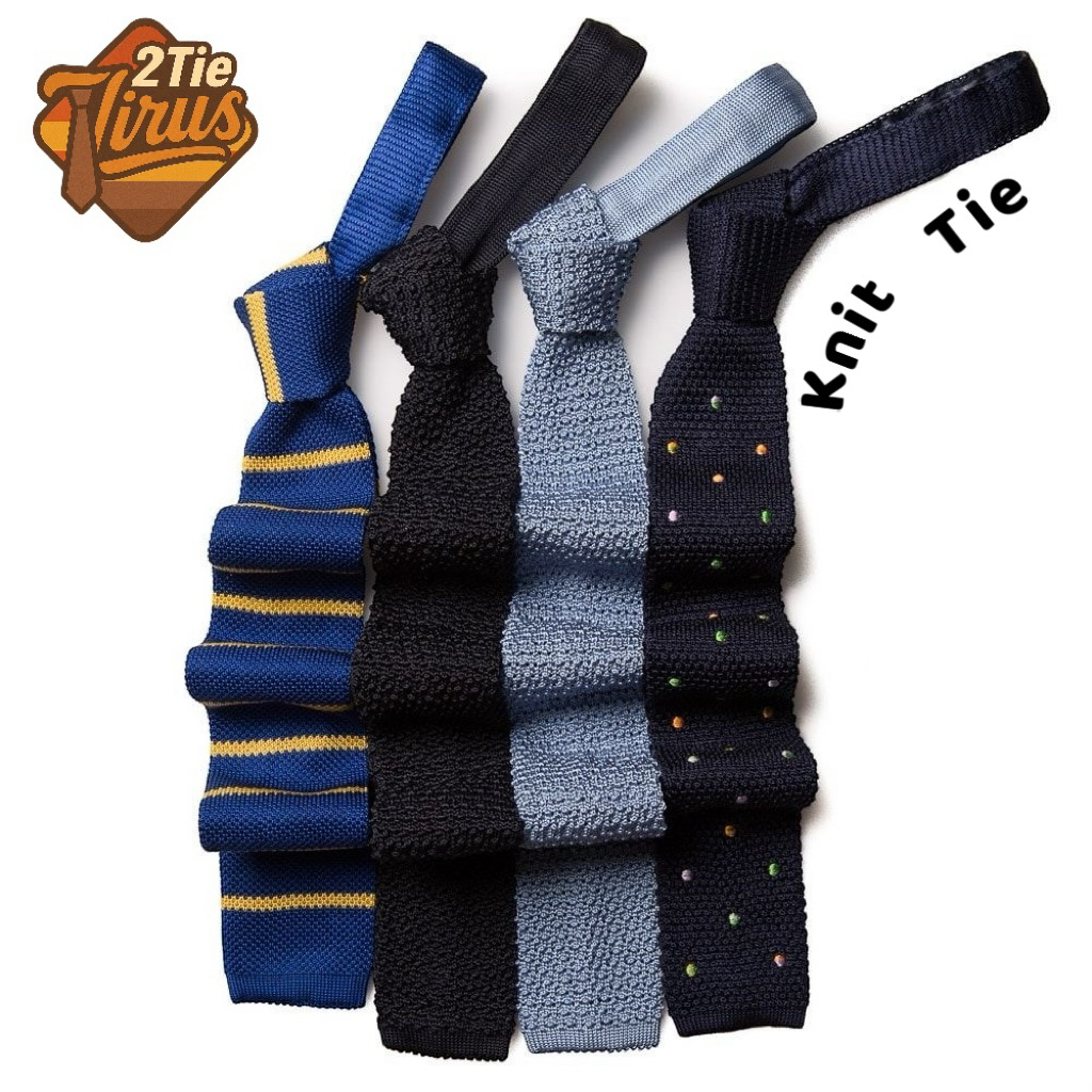 Selected vintage 2hand wool Tie-Knit Tie