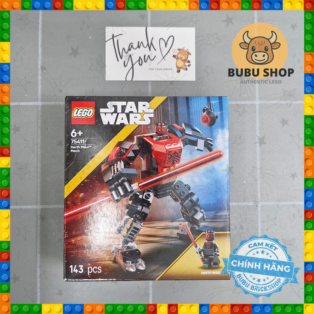 Star Wars 75411 Darth Maul Mech Puzzle - เกราะการต่อสู้ของ Darth Maul