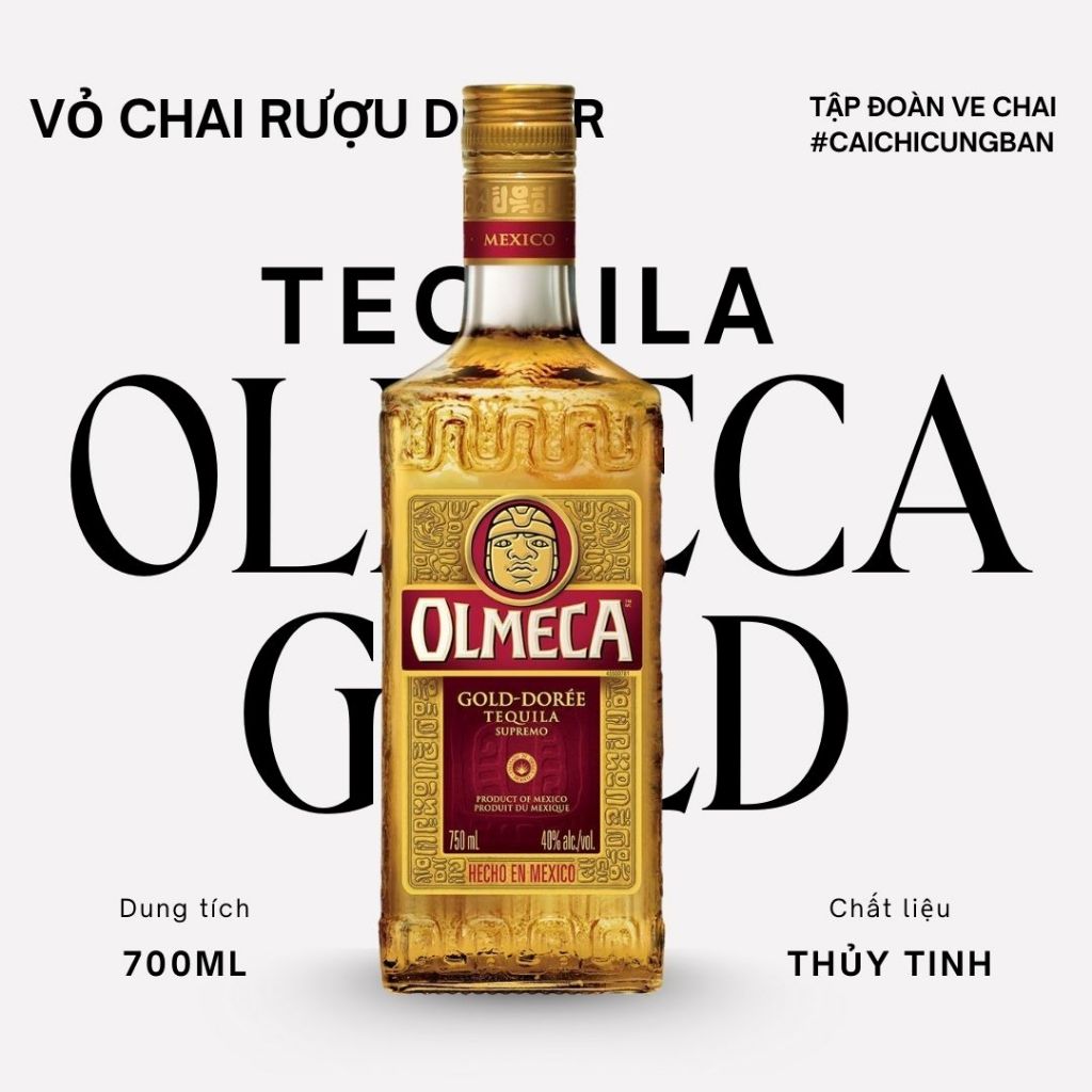 [DECOR] ขวดไวน์ตกแต่ง Olmeca Tequila ของตกแต่งห้อง
