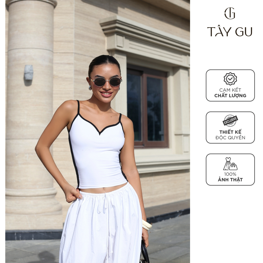 เสื้อคอปีน 2 สาย - AM488 - TAY GU