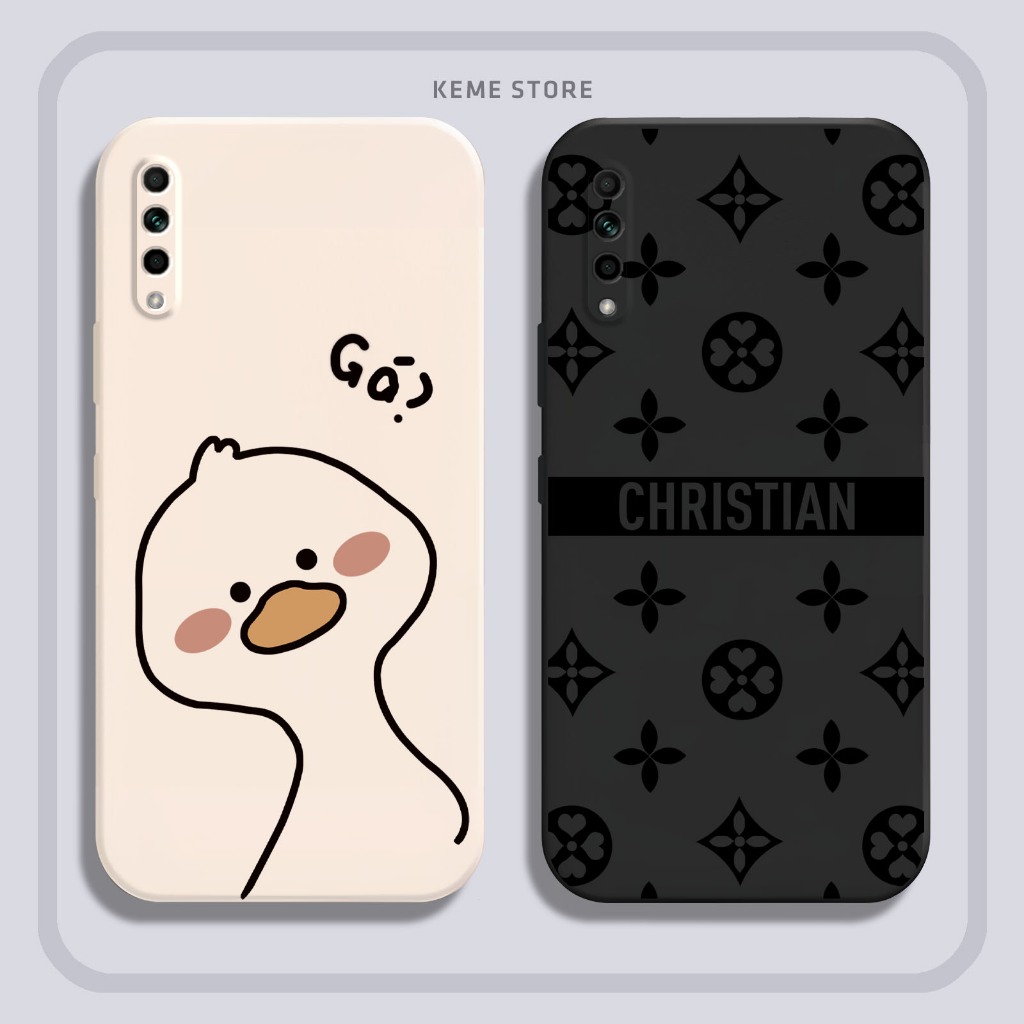 เคส Vivo S1 / Z5/ Y7s / V17 NEO / IQOO NEO / 1907 พิมพ์ลาย Lucky Virus และ Goofy Duck