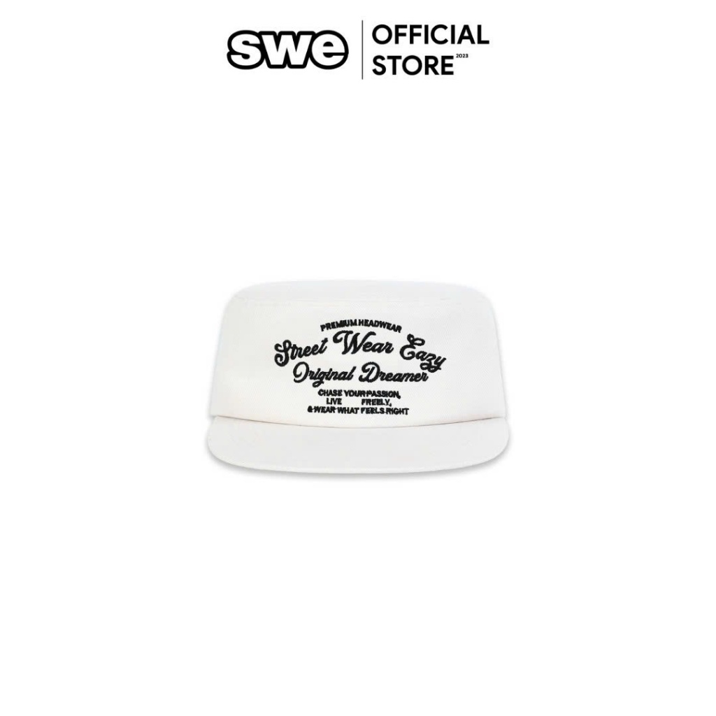 Unisex Local Brand SWE DREAMER FLATTOP CAP - ครีม