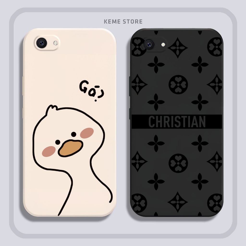 เคส Vivo Y53 / Y71 / Y71i / 1724 พิมพ์ลาย Lucky Virus และ Goofy Duck
