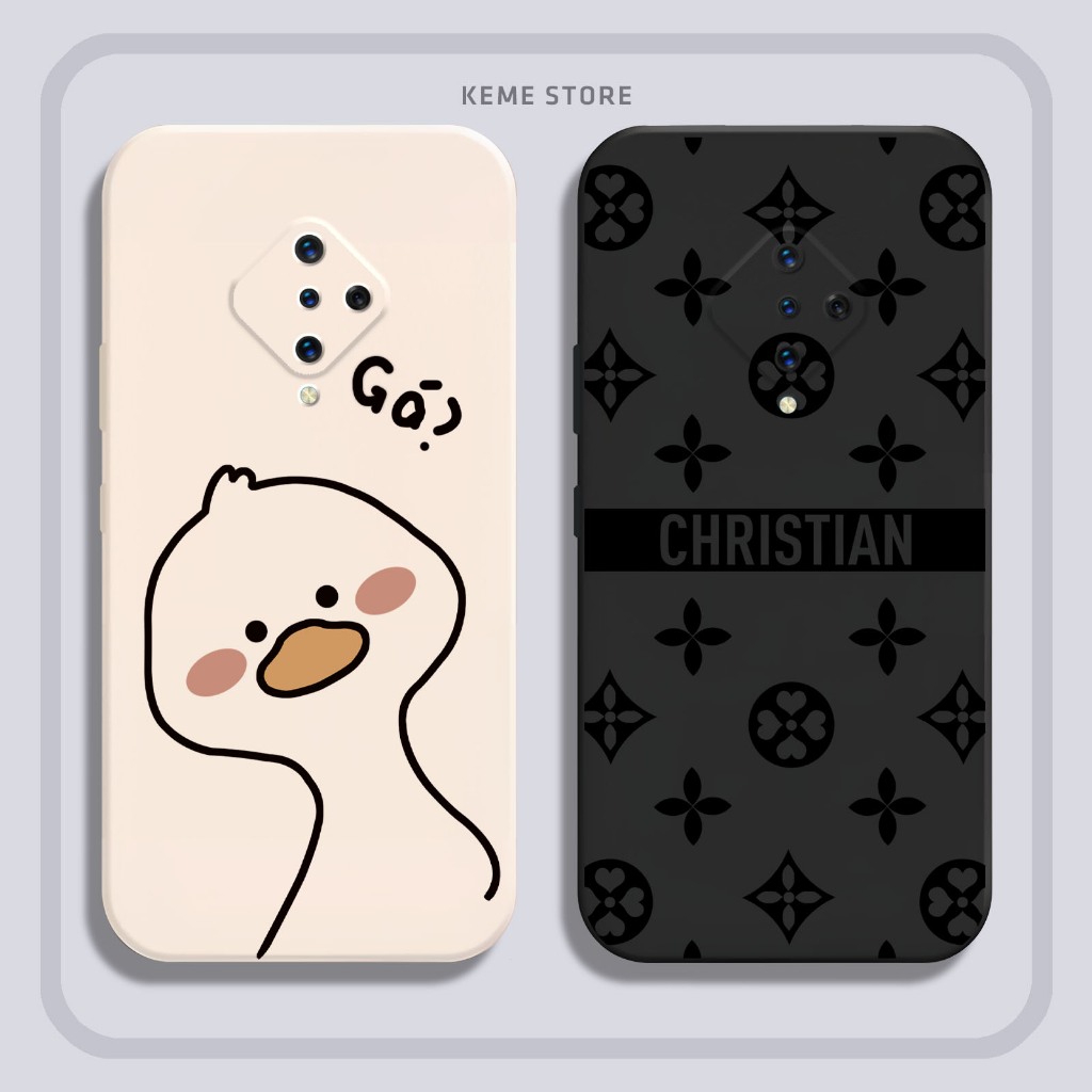 เคส Vivo S1 Pro / Y9s / X50 Lite / 1920 / S5 พิมพ์ลาย Lucky Virus และ Goofy Duck