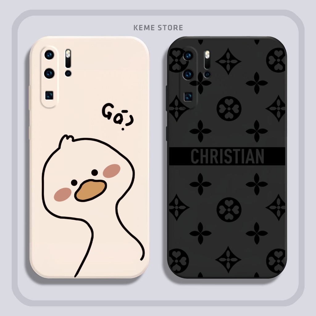 เคส Huawei P30 Pro พิมพ์ลาย Lucky Virus และ Goofy Duck