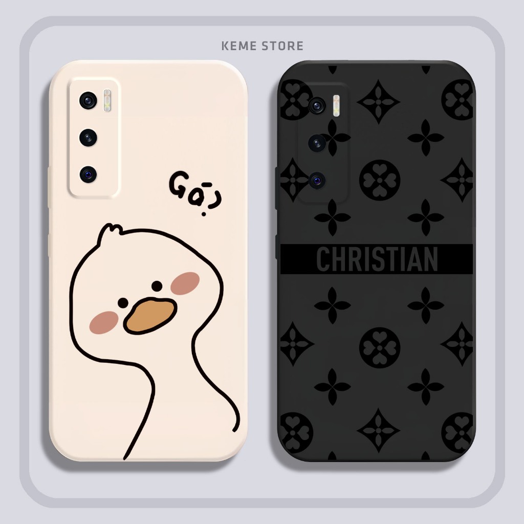 เคส Vivo V20 SE / Vivo Y70 2020 / V2022 พิมพ์ลาย Lucky Virus และ Goofy Duck