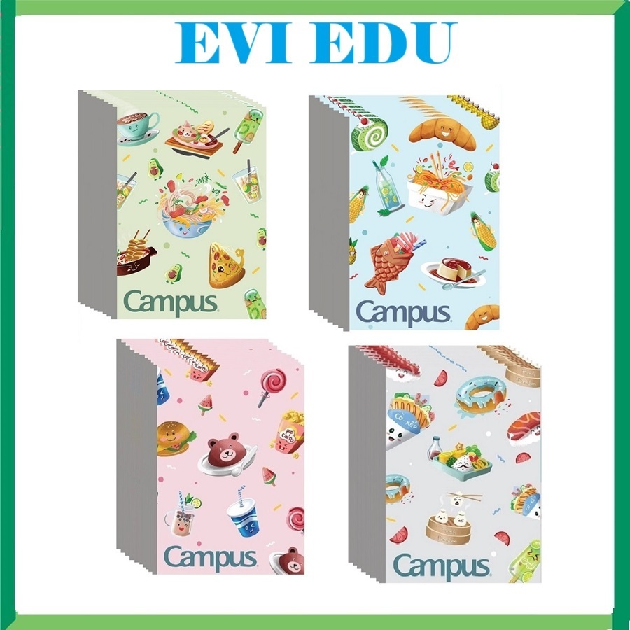 จํานวนมาก 10 สมุดบันทึกแนวนอน B5 Food Campus BFOD120 / BFO2-120 / BFOD2-80 / BFO2-80