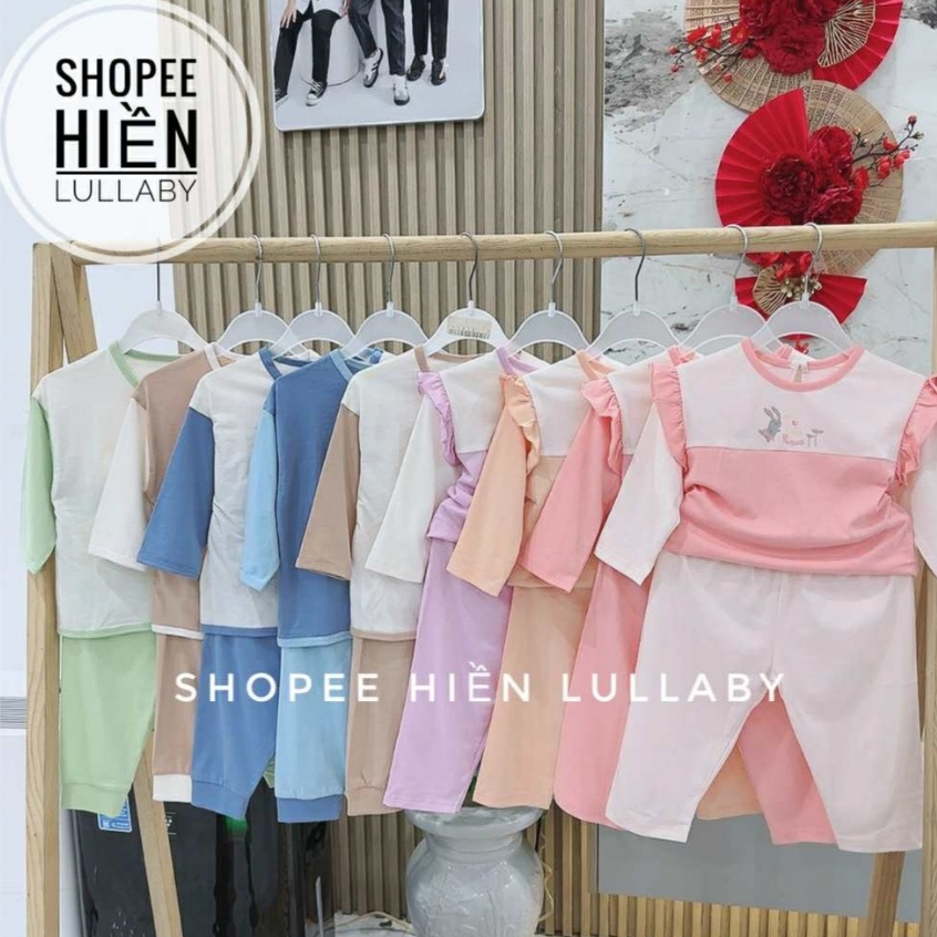 [Lullaby/ของแท้] ชุดผ้าฝ้ายแขนยาว Lullaby สําหรับเด็กชายและเด็กหญิง