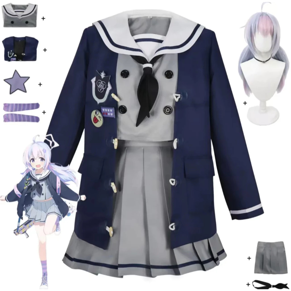 Blue Archive เกม Uzawa Reisa คอสเพลย์เครื่องแต่งกายภาพเคลื่อนไหวญี่ปุ่นและเกาหลี JK School Uniform C