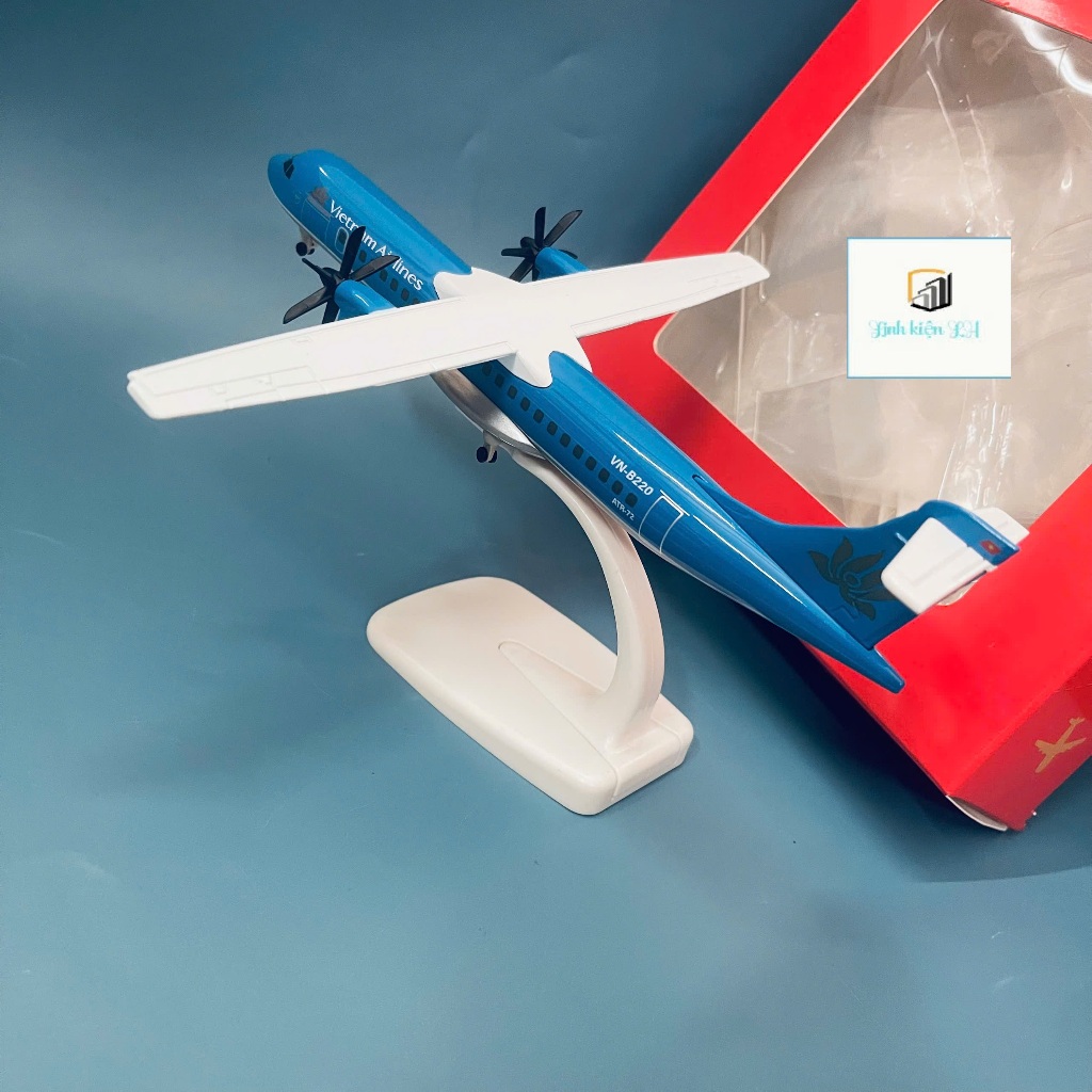 โมเดลเครื่องบิน ATR-72 ระดับไฮเอนด์ 1:130 Scale Vietnam Airlines | ของขวัญแสดงสะสม
