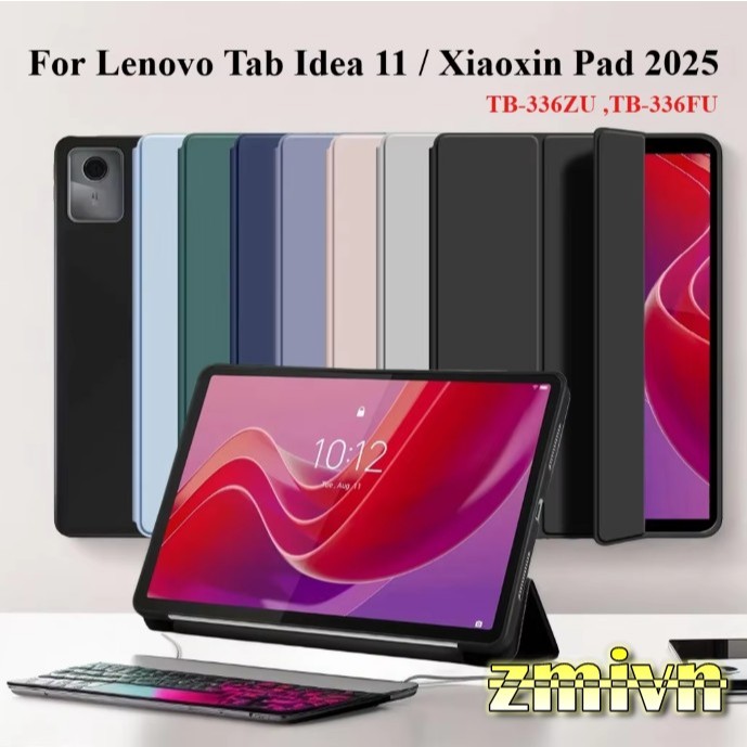 ซองหนังพับสําหรับ Lenovo Xiaoxin Pad 11 2025 TB335FC Lenovo Tab M11 / Idea Tab 11 2025
