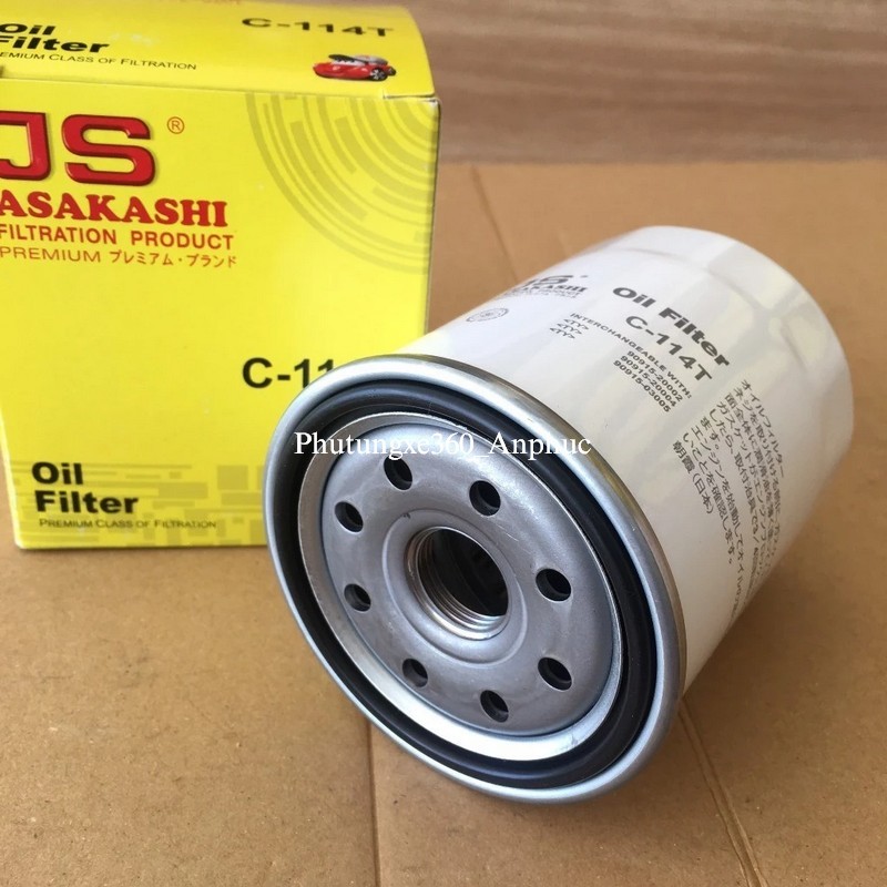 Jaguar XF 2.0L 2011-2021 กรองน้ํามันเครื่อง ยี่ห้อ JS Asakashi Japan รหัส C114T /C2Z32125