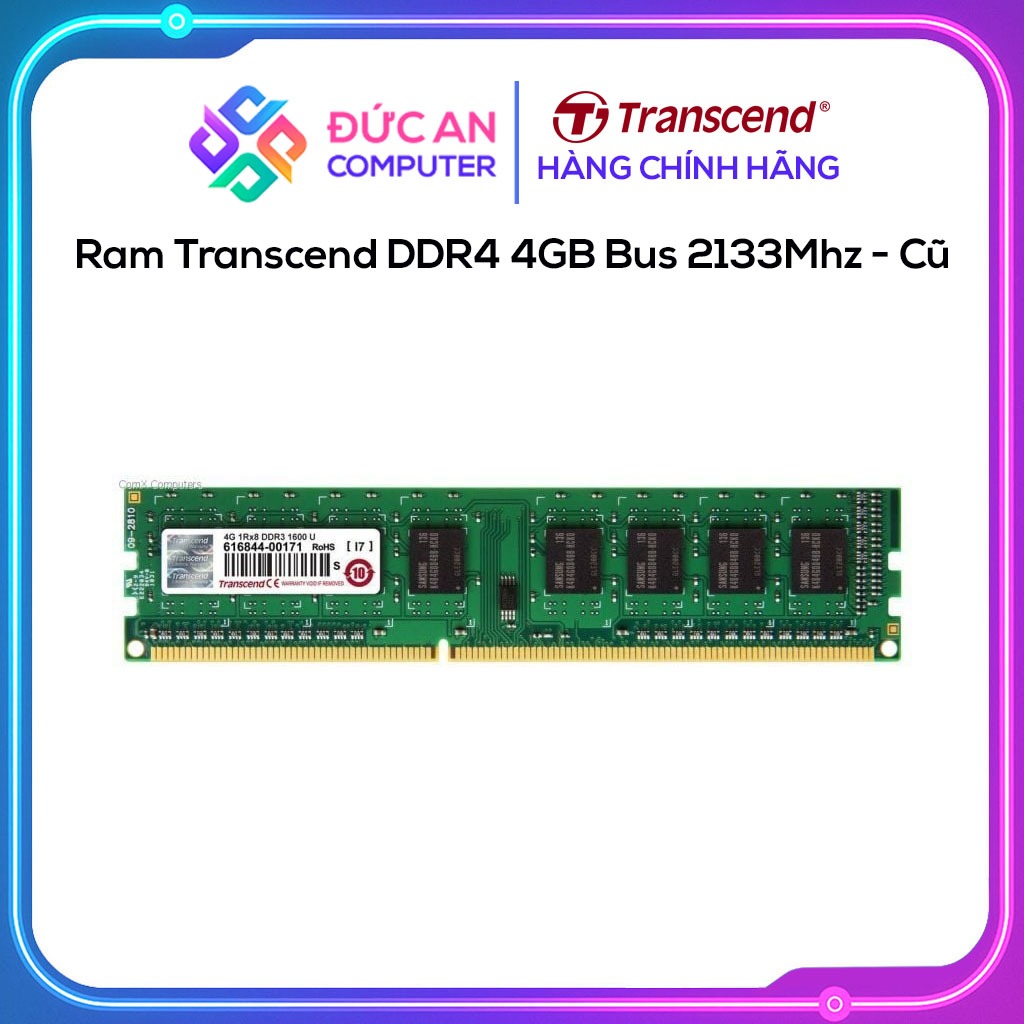 Transcend Ram DDR4 4GB Bus 2133Mhz - เก่า