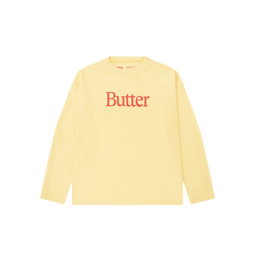 เสื้อยืด BUTTER LONG SLEEVE - BABY & BOXY TEE - หมายเลขของแท้