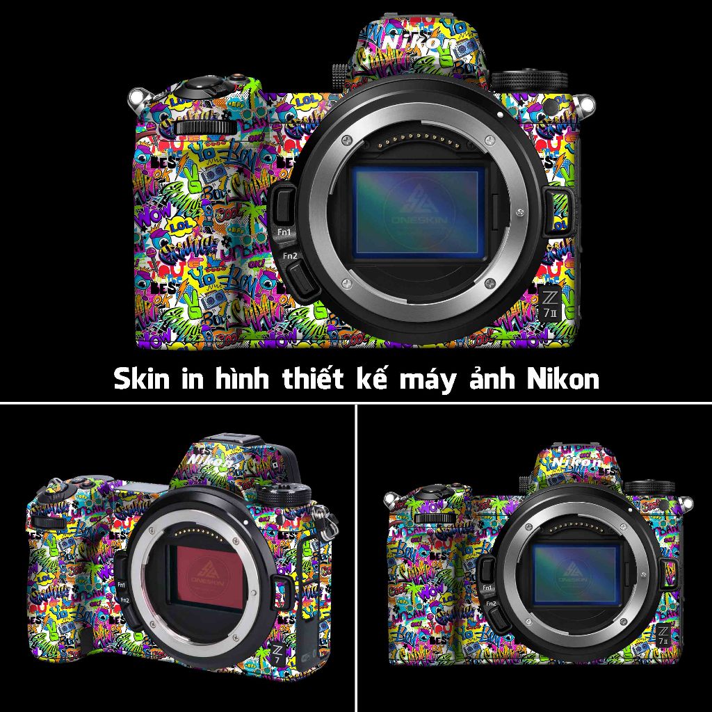สติ๊กเกอร์ผิวสําหรับกล้อง Nikon Z5,Z6/Z7,Z6II/Z7II,Zf,Zfc,D610,D700,D750,D850,D7200,D810,D800E,D5/4S