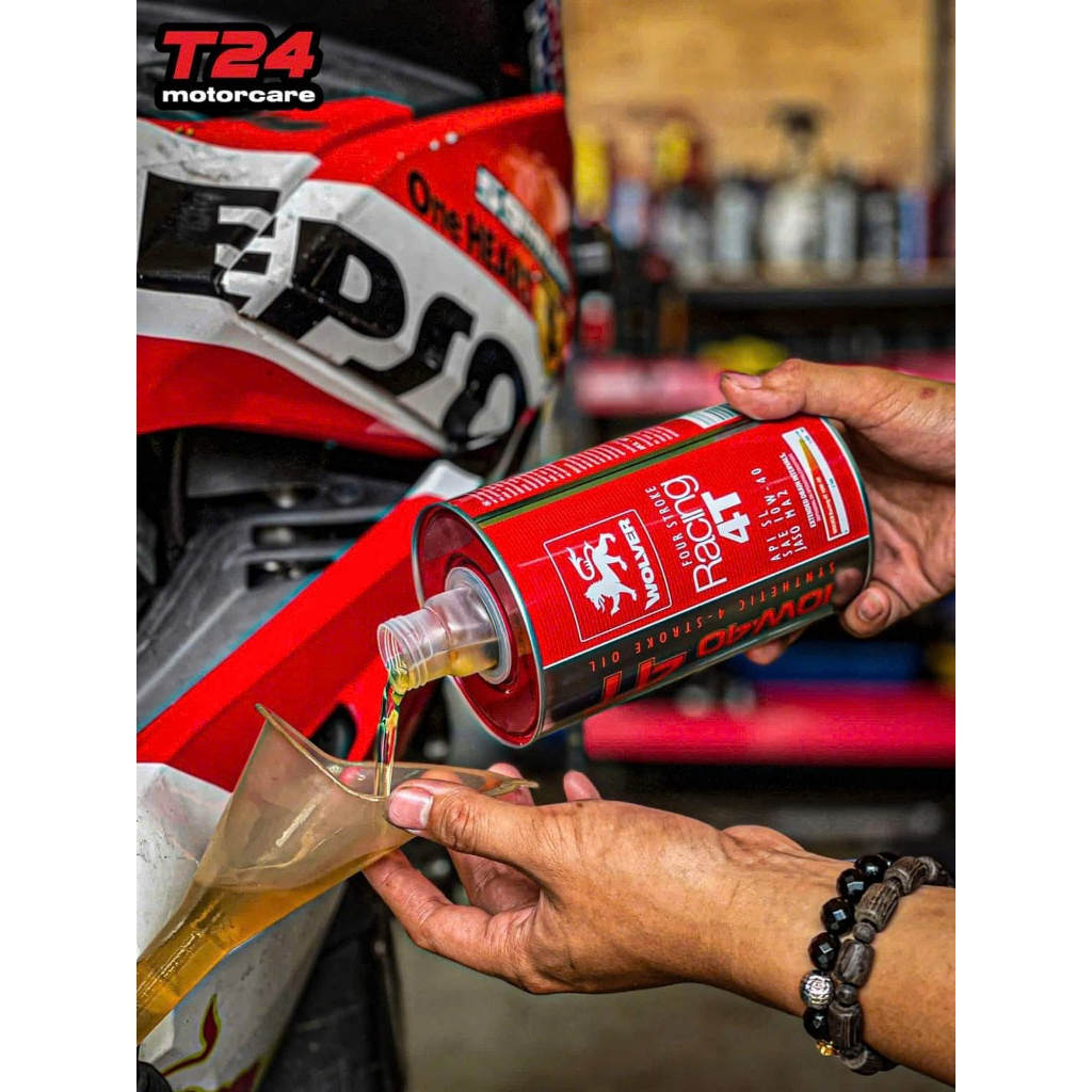 Wolver Racing 10W40 SL น้ํามันสังเคราะห์นําเข้าเยอรมันแท้