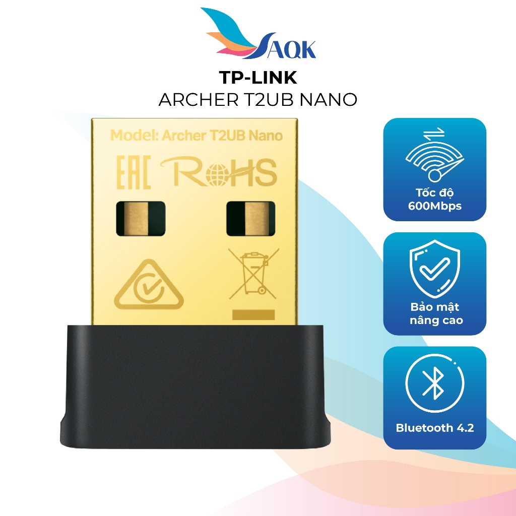 USB Wifi AC600 TP-Link Archer T2UB Nano - สินค้าของแท้