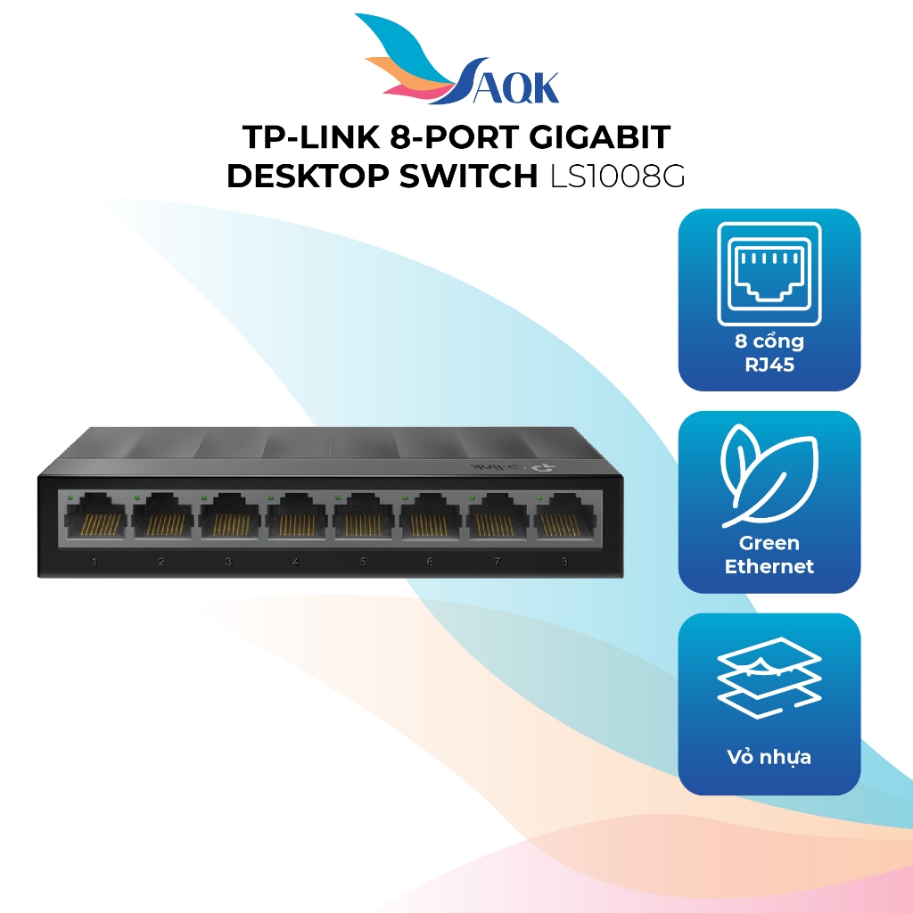 TP-Link 8-Port Gigabit Desktop Switch LS1008G - สินค้าของแท้