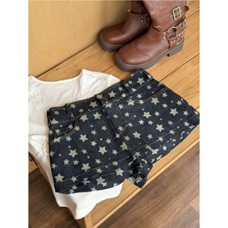 Dóra the label - กางเกงกระโปรงส้นเตี้ย Poppy denim skort sta…