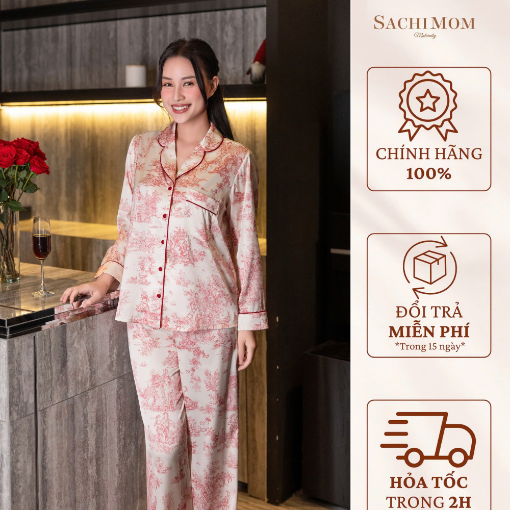 Sachimom - GRACE PYJAMA Premium Silk Set