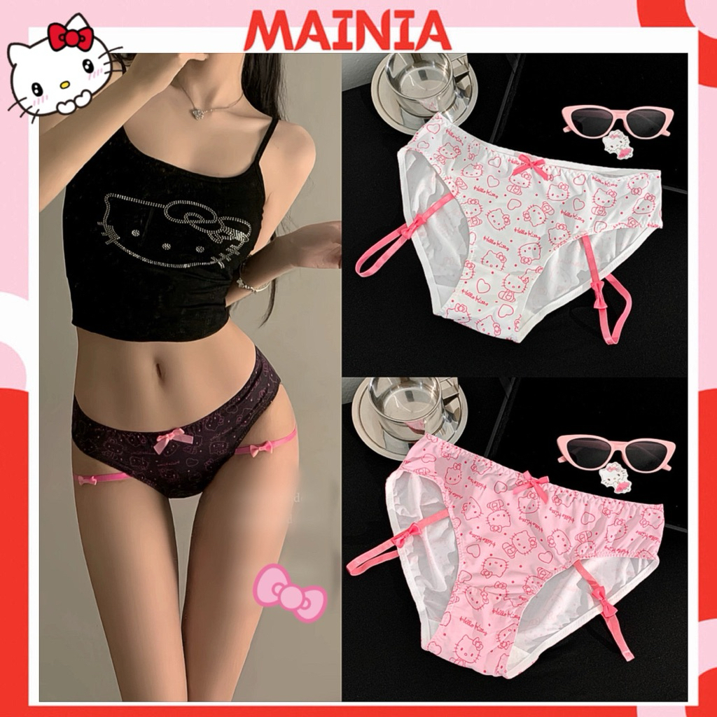 กางเกงในยางยืด Hello Kitty ผูกโบว์ 218 MAINIA STORE