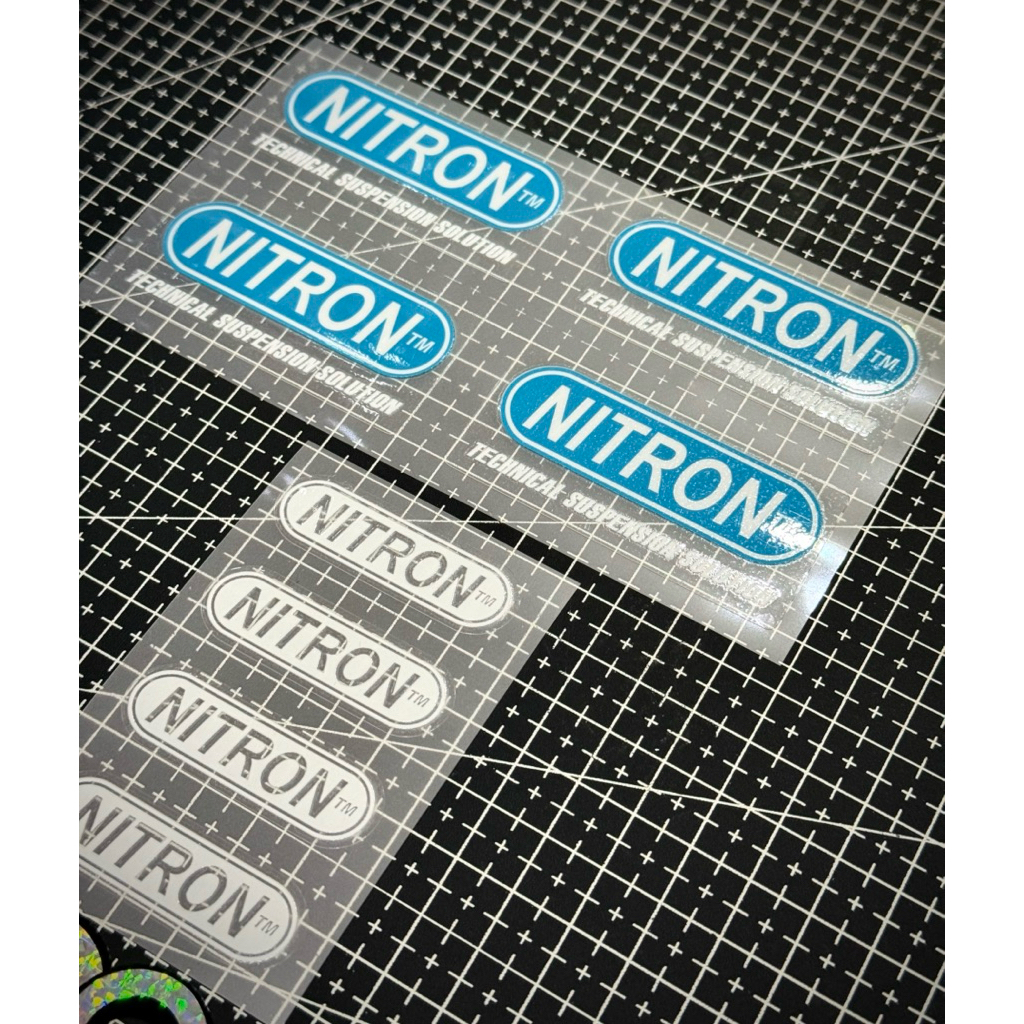 Nitron Fork Sticker SH Double Oil Tank - Nitron Fork Body Sticker SH / Hpa Nitron Sticker |เอสจีดีซี