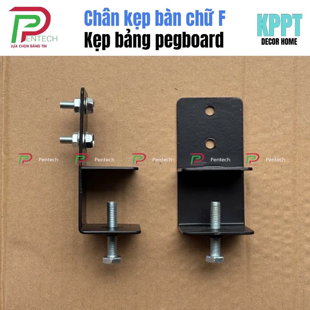 {FIRE} อุปกรณ์เสริมสําหรับติดตั้งบอร์ดเหล็กลูกฟูกรู Pegboard, ขาตั้งหนีบโต๊ะ