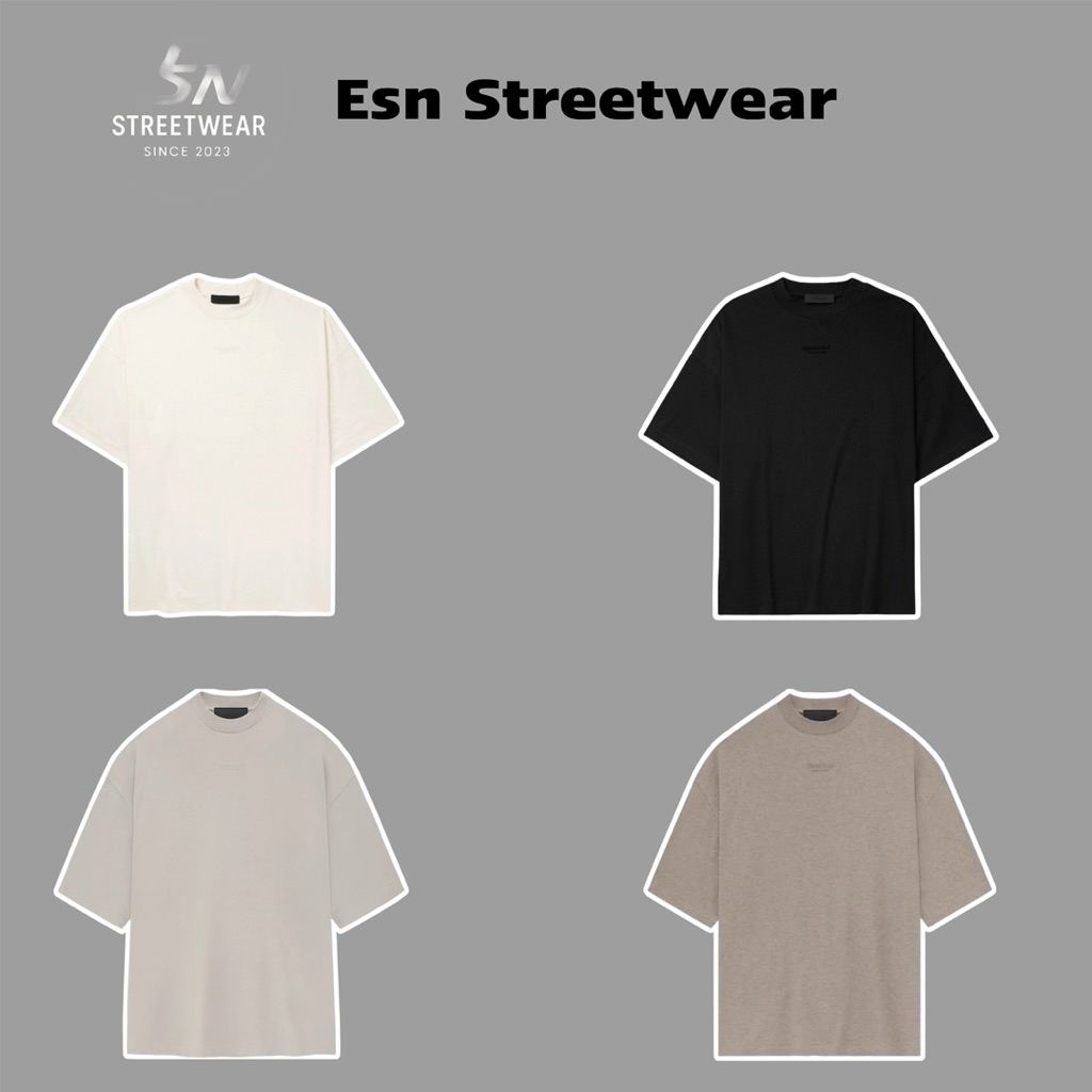[ของแท้] Tee Essentials Fear Of God Core SS24 เสื้อยืด Essentials ของแท้ Unisex
