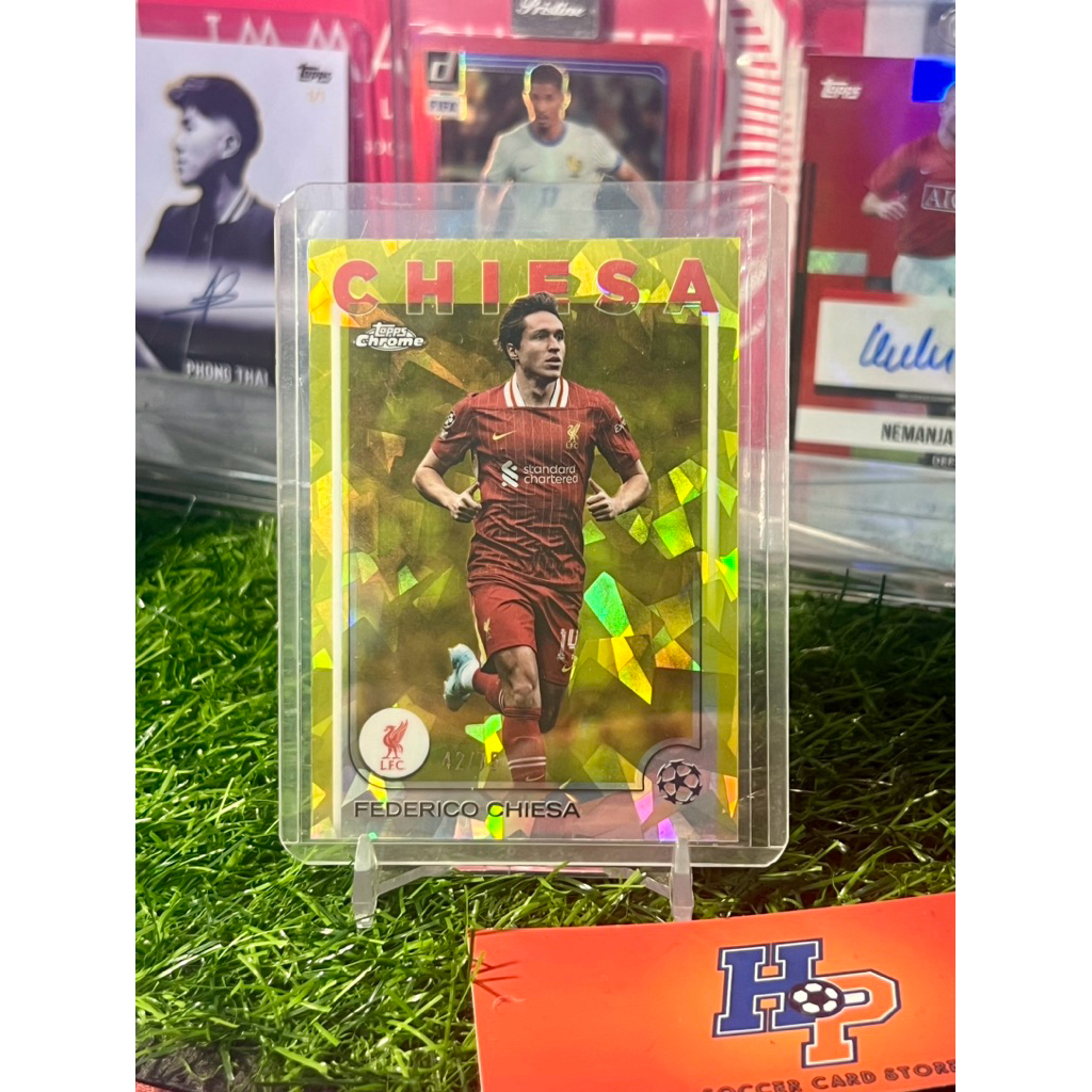 การ์ดฟุตบอล Federico Chiesa /75 Topps Chrome UCL 2024/25