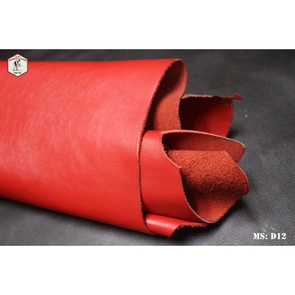 Duc Ha Premium Red Nappa Leather. MS: D12