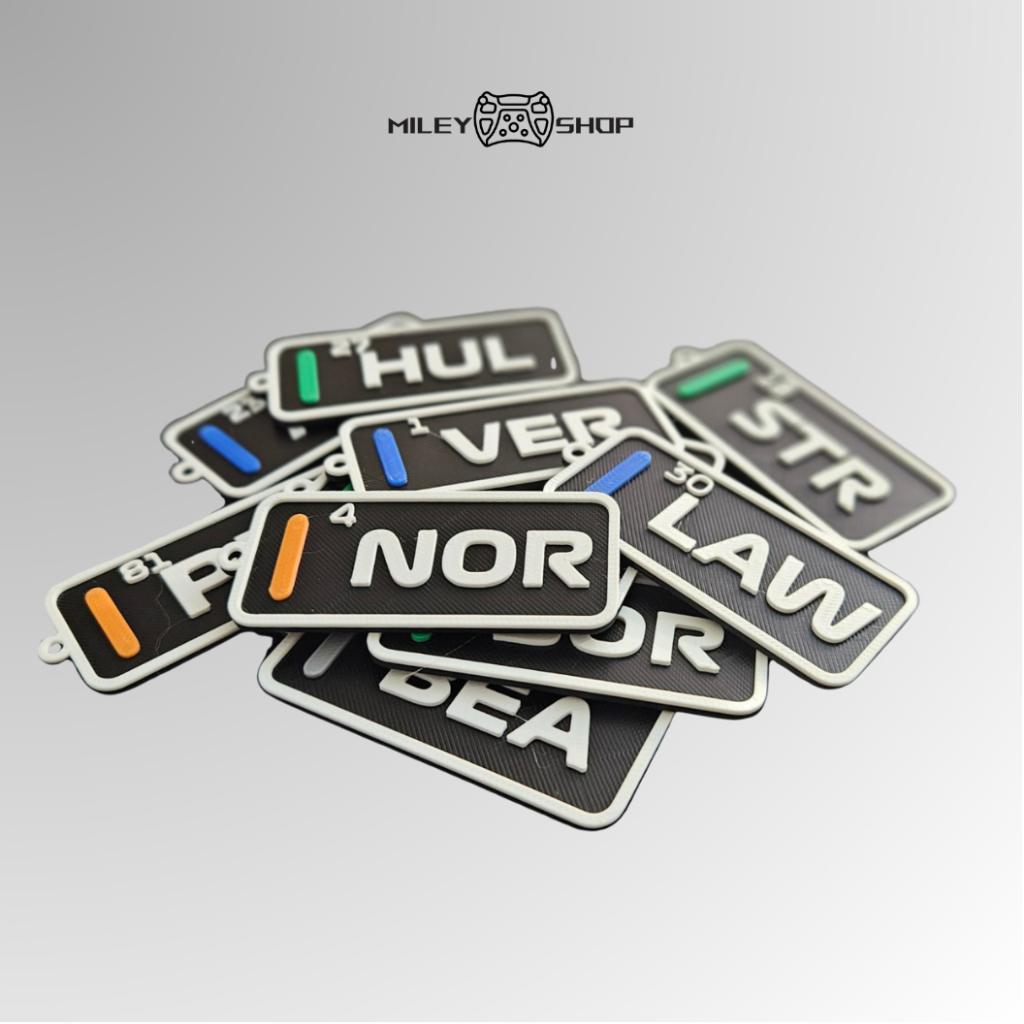 พวงกุญแจ TAG สําหรับแขนแข่ง F1