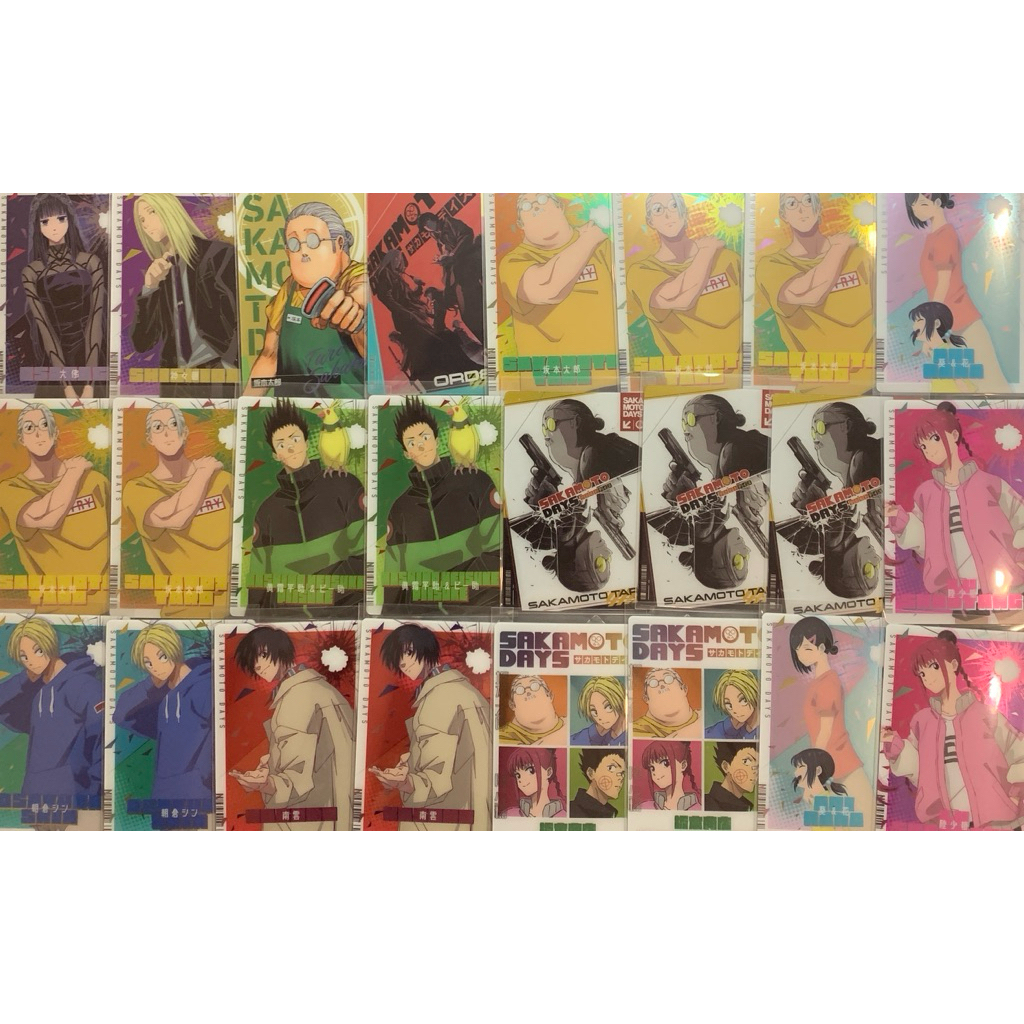[GIVE SLEEVE CARD COVER] การ์ด Sakamoto Days (อ่านคําอธิบายให้ละเอียด)