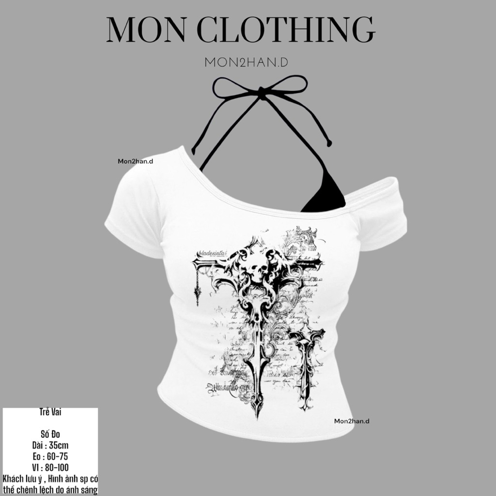 กระเป๋าสะพายไหล่สีขาว Y2K ACUBI BY MON CLOTHING