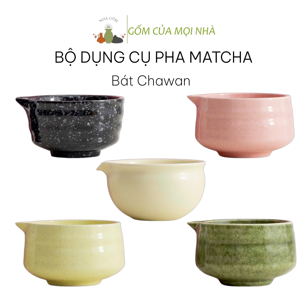 CHAWAN MATCHA PICKING BOWL MATCHA MIXING KIT (วันเท่านั้น)