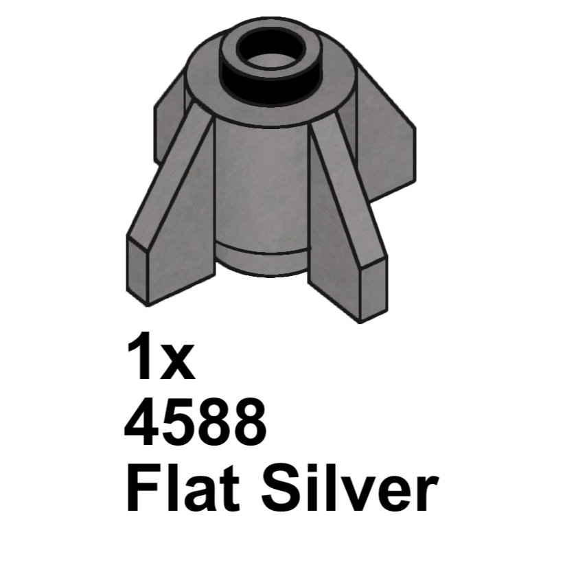 Combo of 5 Moc Accessories รหัส 4588 (สีเทาเข้ม)